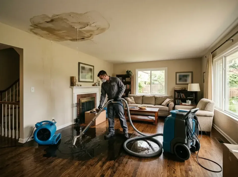 attic-pipe-burst-ceiling-drip-008 — frequently asked questions, Water Damage Restoration & Carpet Care in Marquette, MI